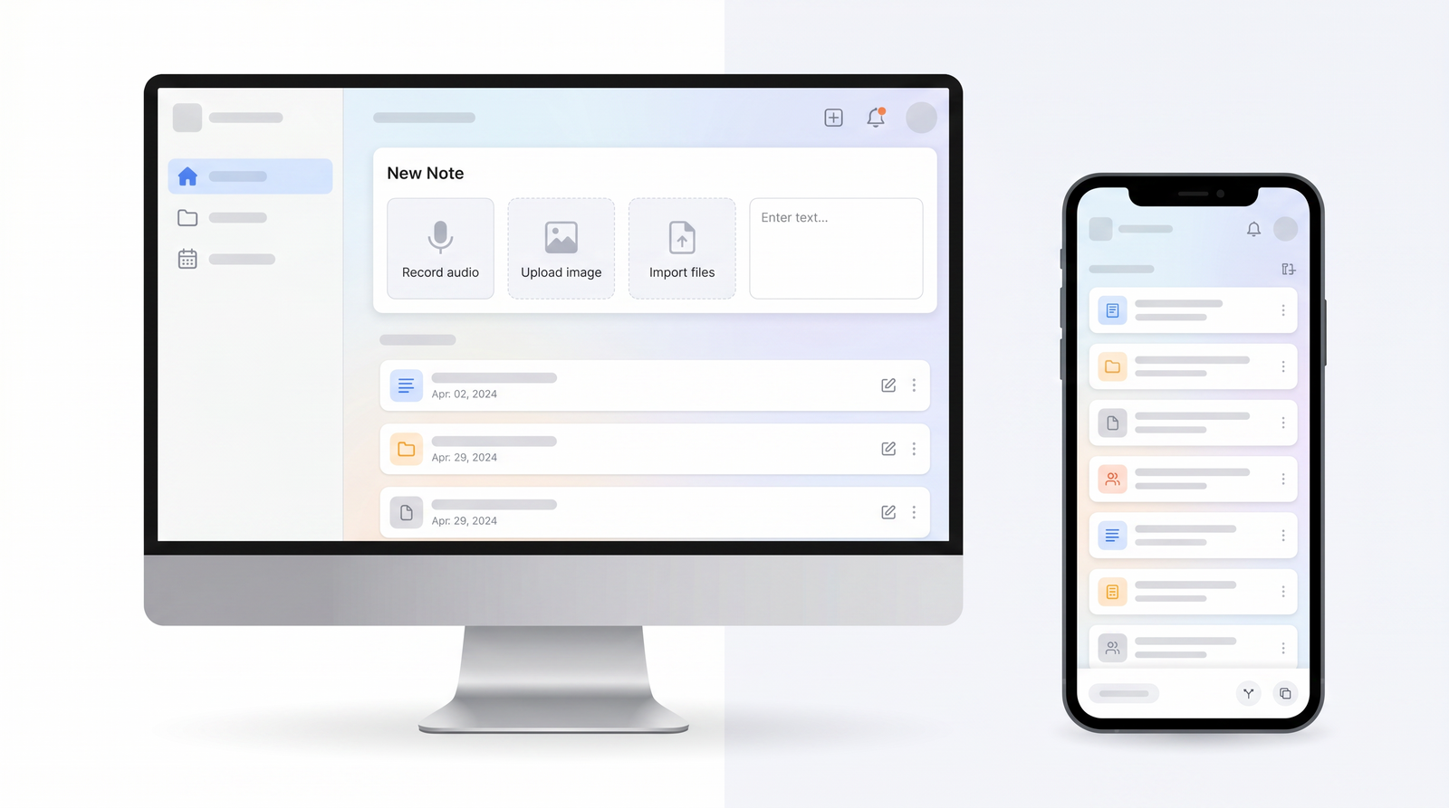 HyNote AI across devices